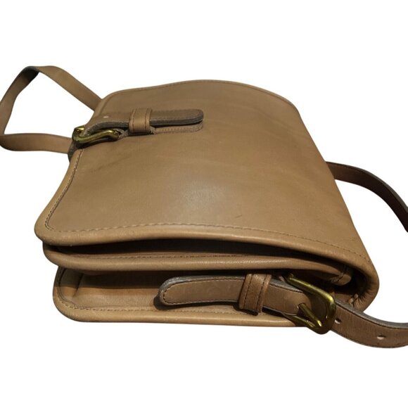 Vtg Coach Leather Crossbody Saddle Pouch Bag 9590 Made In NYC '90's - Picture 7 of 11